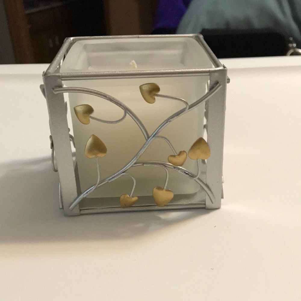 Valentine candle- vintage Hallmark